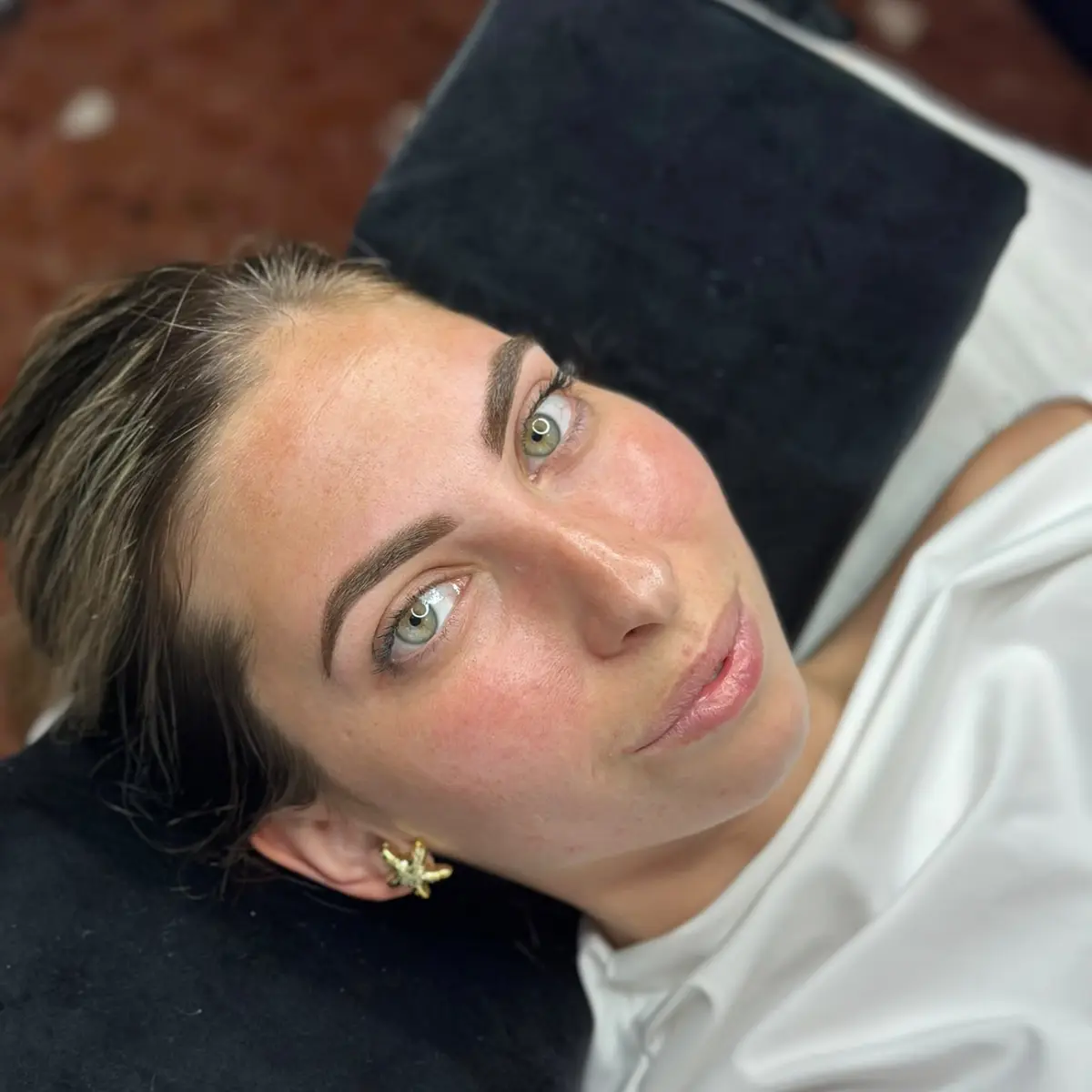 Resultado real de diseño y definición de cejas realizado por Irene Ruiz